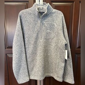 NWT. Urban Frontier (L) gray 1/4 zip pullover.